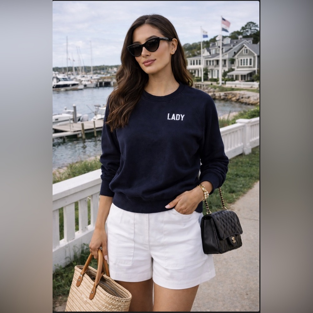 The Lady & The Sailor Black “LADY” Sweatshirt‎ | Made in USA | Size 1 S/M